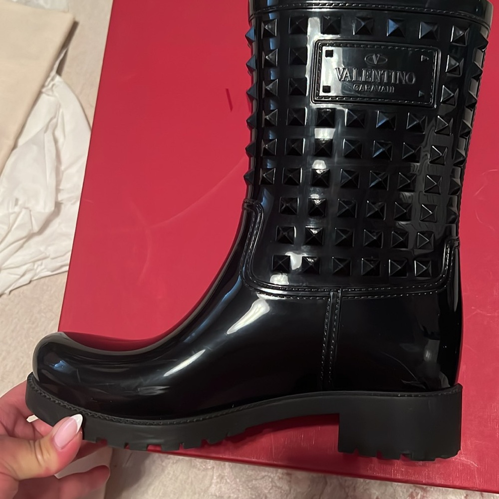 Valentino studded rain boots - Picture 3 of 9